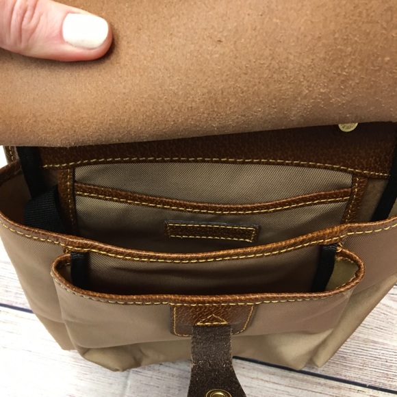 Dooney and Bourke nylon crossbody saddlebag - Picture 3 of 5